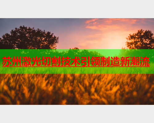 苏州激光切割技术引领制造新潮流(图1)